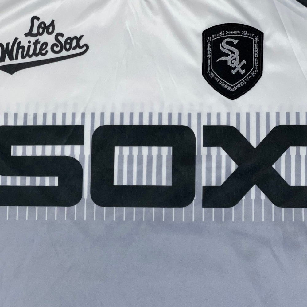 Chicago White Sox Los White Sox Soccer Jersey Mens XL Grey Black Coca-Cola Logo - Picture 3 of 7